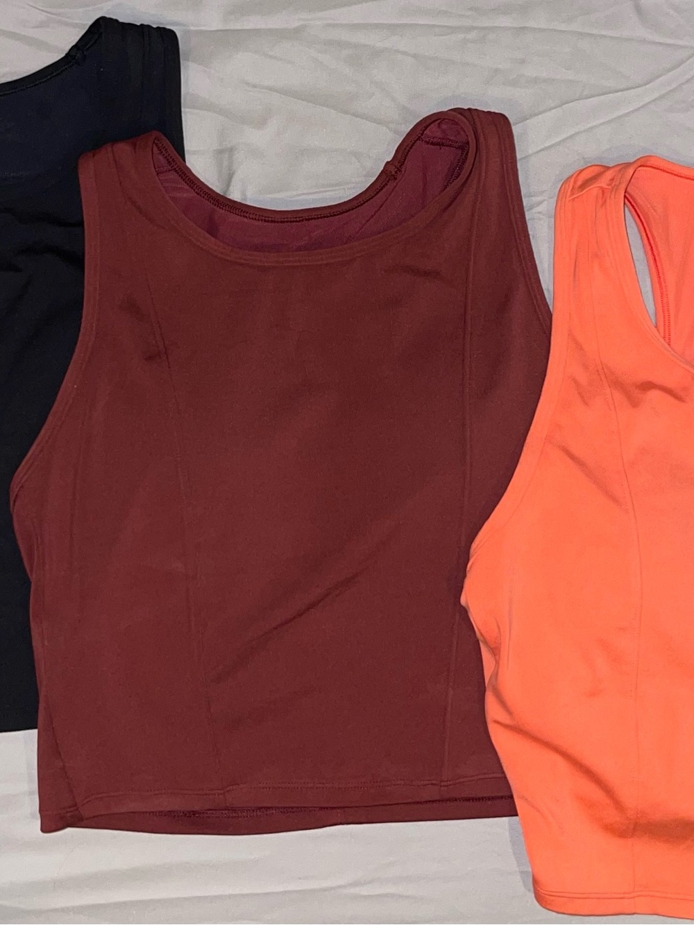 all in motion Burgundy Sleeveless Crop Top
